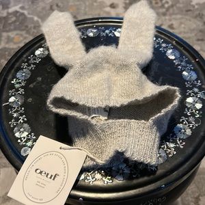Oeuf animal hat rabbit 6 month